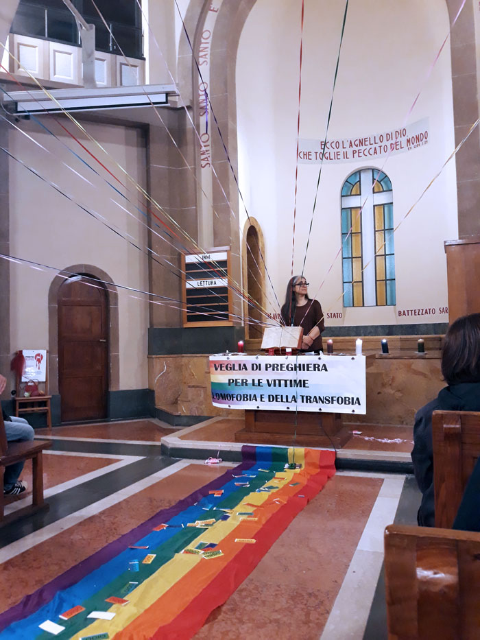 Veglia ecumenica contro l'omobitransfobia 2024